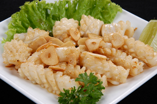Mực xào tỏi/GARLIC FRIED SQUID/ いかのにんにく炒め